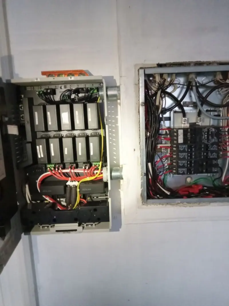 Electrical panel upgrade completed for Security Camera Wiring in Chambersburg